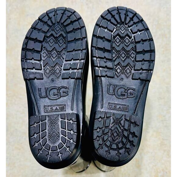 (Size: 5 Womens) Sienna Black Waterproof Rubber Outdoor Rain Boots 1014452 - Picture 6 of 8